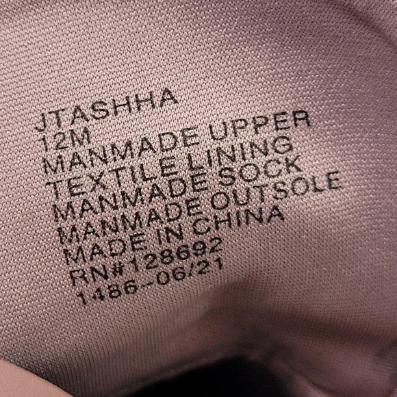 Steve Madden Girls Mauve Pink Shimmer Side Zip Up Boots Sz 12M - Picture 9 of 9